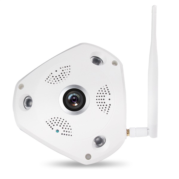 360度全景攝像頭VR 無(wú)線wifi高清網(wǎng)絡(luò)攝像機(jī)廣角魚(yú)眼室內(nèi)監(jiān)控器